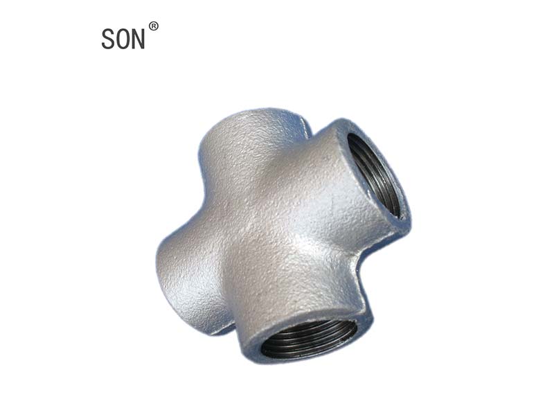 Bake Galvanized Malleable Iron Pipe Fittings With Plain End