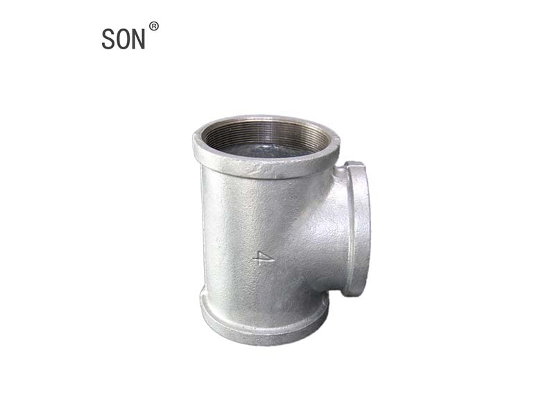 Hot Dipped Galvanized Malleable Iron Pipe Fittings Tee