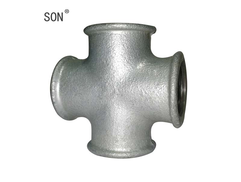 BS Standard Malleable Iron Pipe Fittings Cross