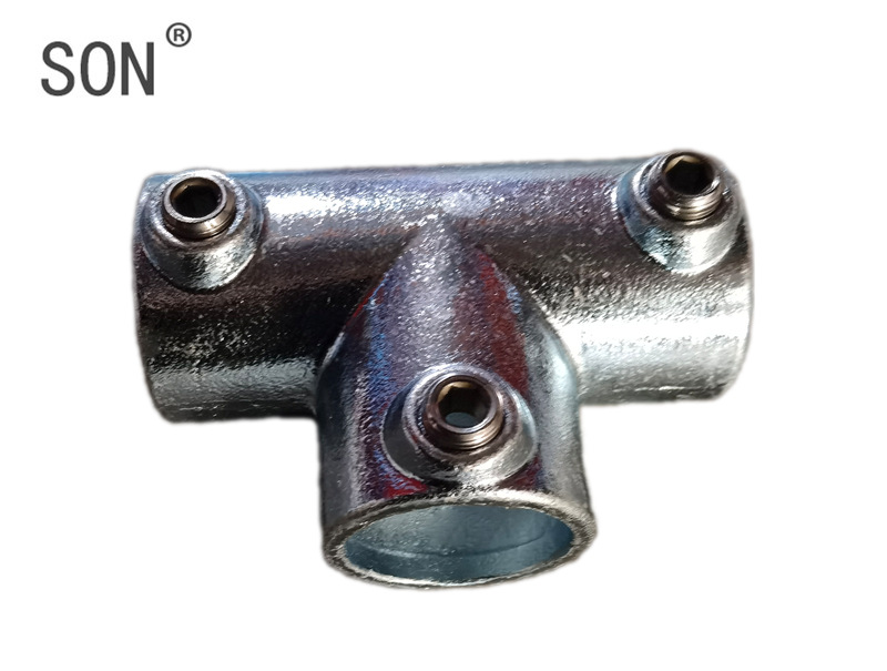 Galvanized handrail fittings key clamp fittings